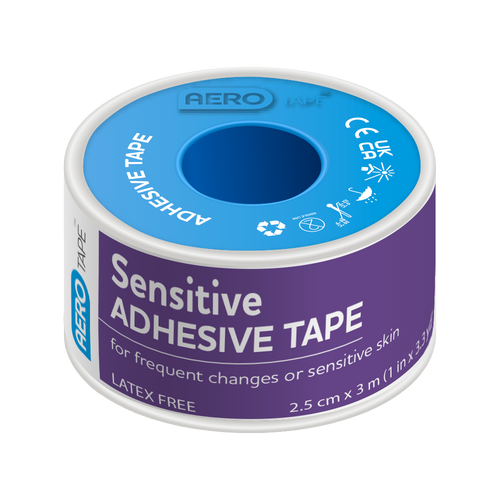 AEROTAPE Sensitive Silicone Tape 2.5cm x 3M Box/6 Min order of 6