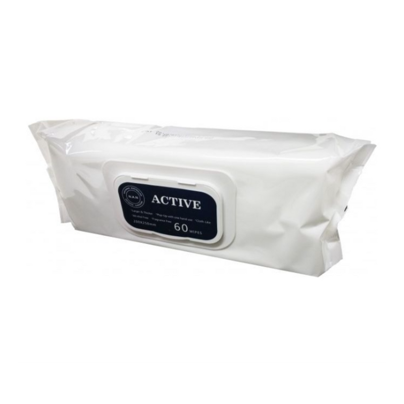 The Active Wipes (Box of 12x60's)