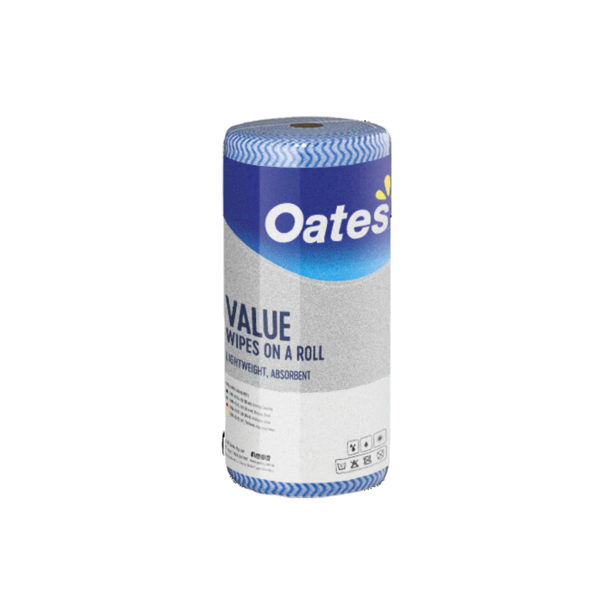 Oates Value Wipes Roll 45m - Blue