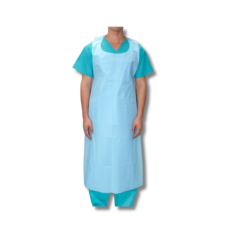 The Apron Disposable Lightweight LDPE White