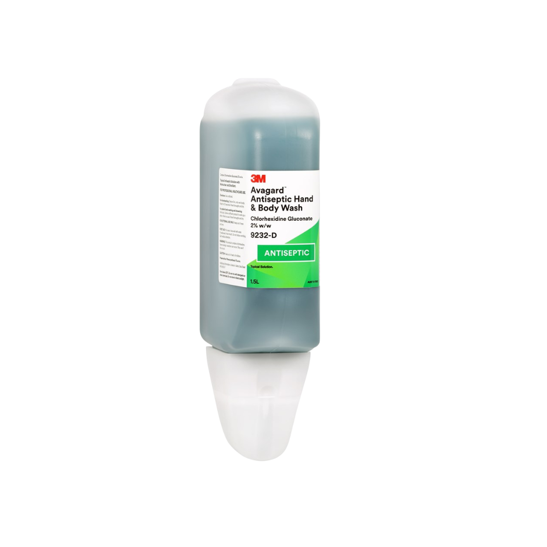 Avagard Antiseptic Hand & Body Wash 2% Chlorhexidine 1.5L
