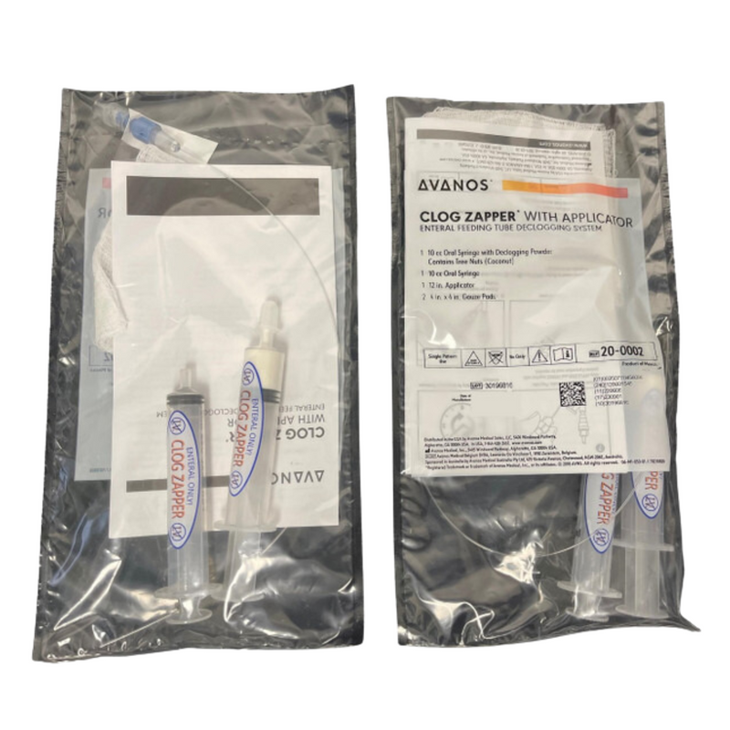 The Avanos Clog Zapper Enteral Feeding Tube Declogging System