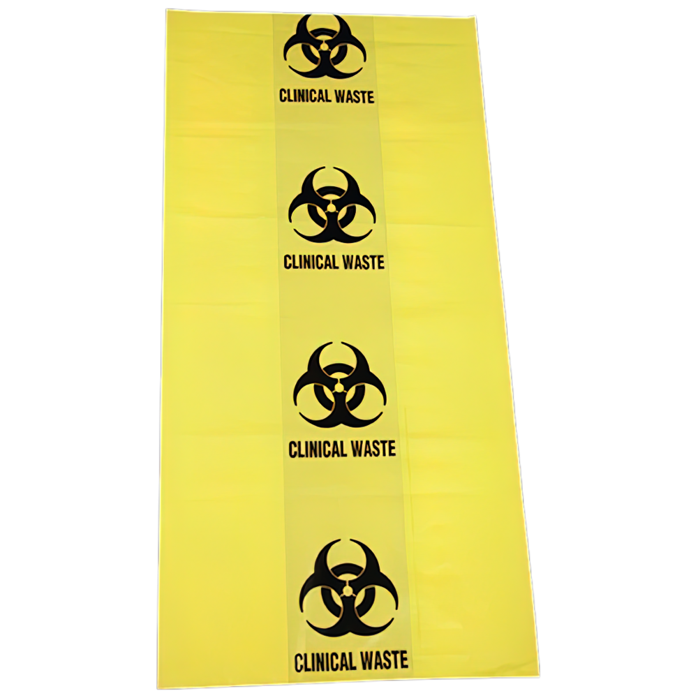 AEROHAZARD Biohazard Clinical Waste Bag 50L - 55um (630 x 800mm)(Box of 10)