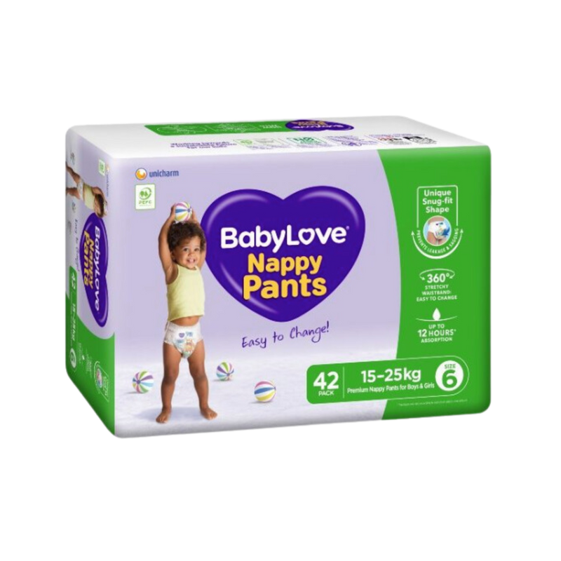 The BabyLove Nappy Pants Junior 2x42's