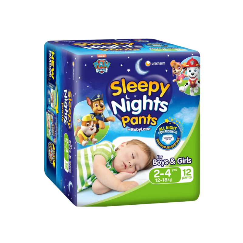 The Babylove Sleepy Nights 2–4yo 3x12's