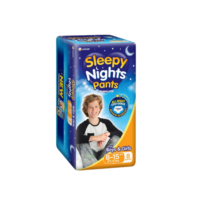 The Babylove Sleepy Nights 8–15yo 4x8's