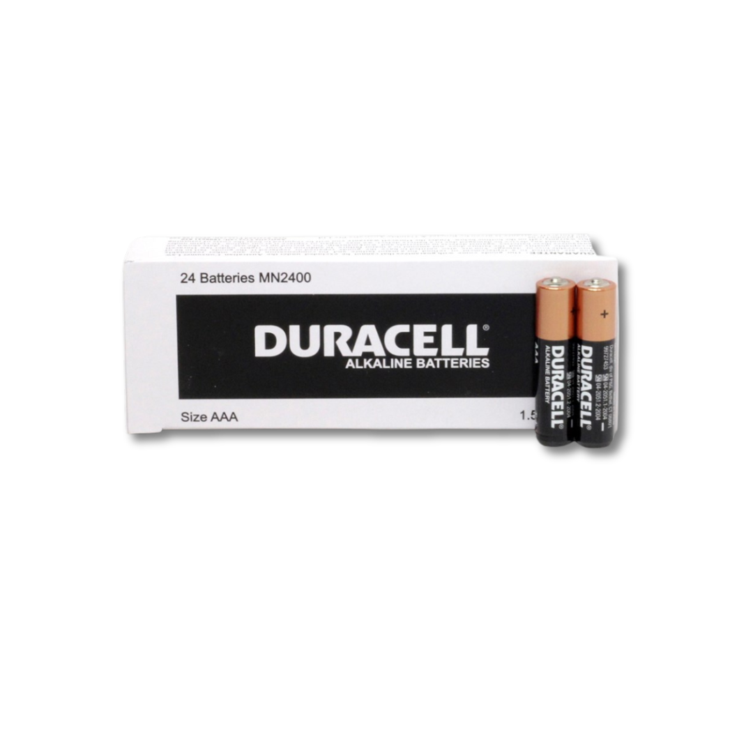 Battery Duracell Alkaline Size AAA (Box of 24)