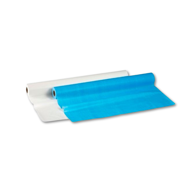 The Bed Sheet Roll Waterproof White 72cmW x 80m Perforated 50cm
