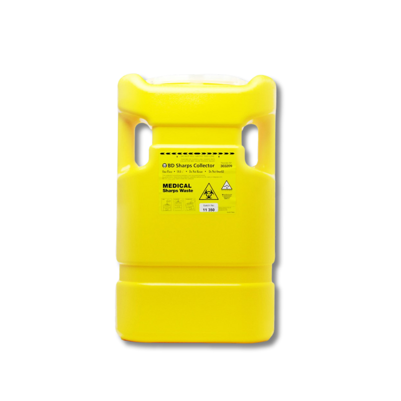 The Bio-Hazard Collector B.D. Sharps 17 Litre One Piece