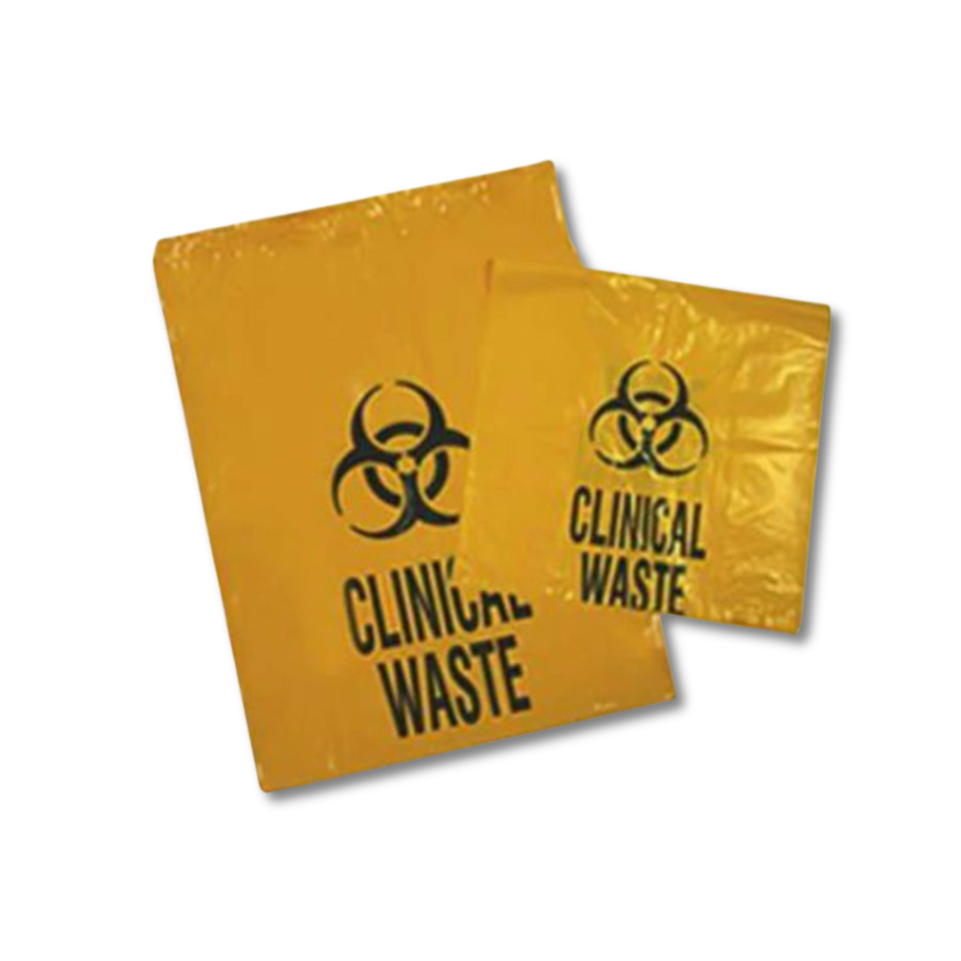 Bio-Hazard Contaminated Waste Bag Yellow 99 x 55cm V294-Y