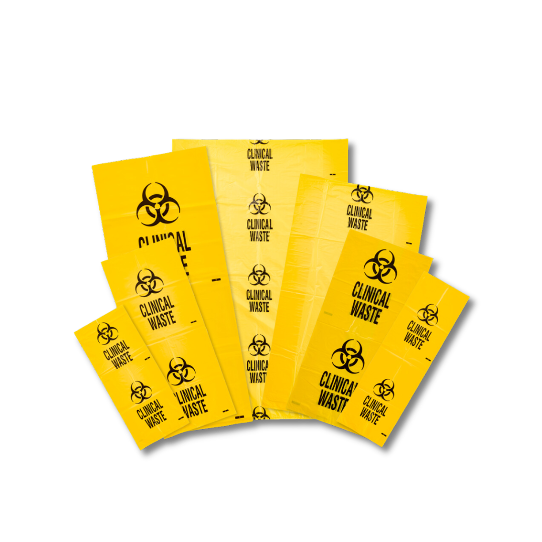 Bio-Hazard Waste Bag Yellow 150 x 118cm Gussetted 240L IW205HD