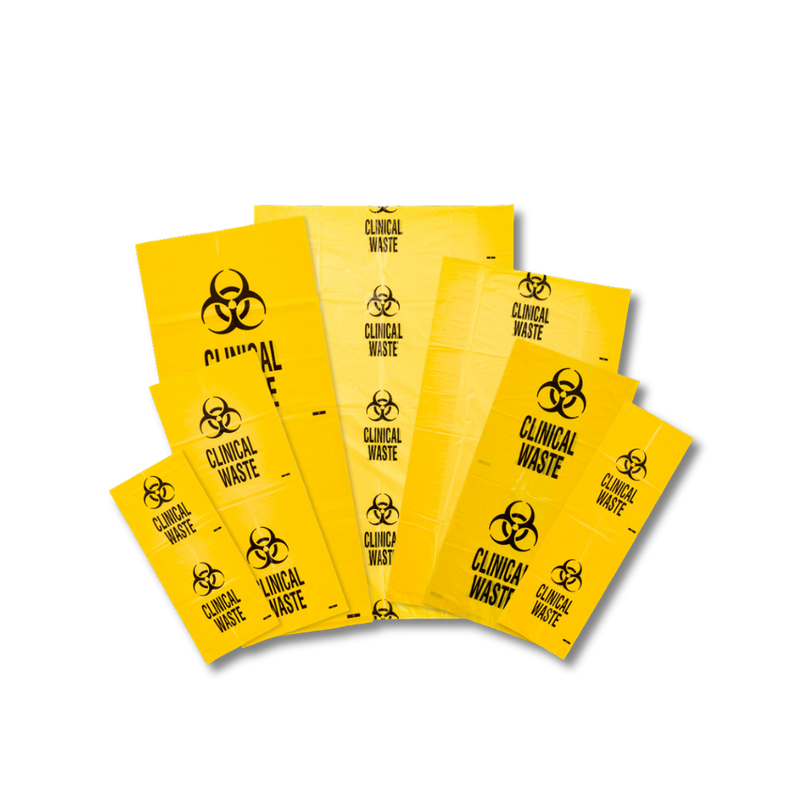 The Bio-Hazard Waste Bag Yellow 150 x 118cm Gussetted 240L IW205HD