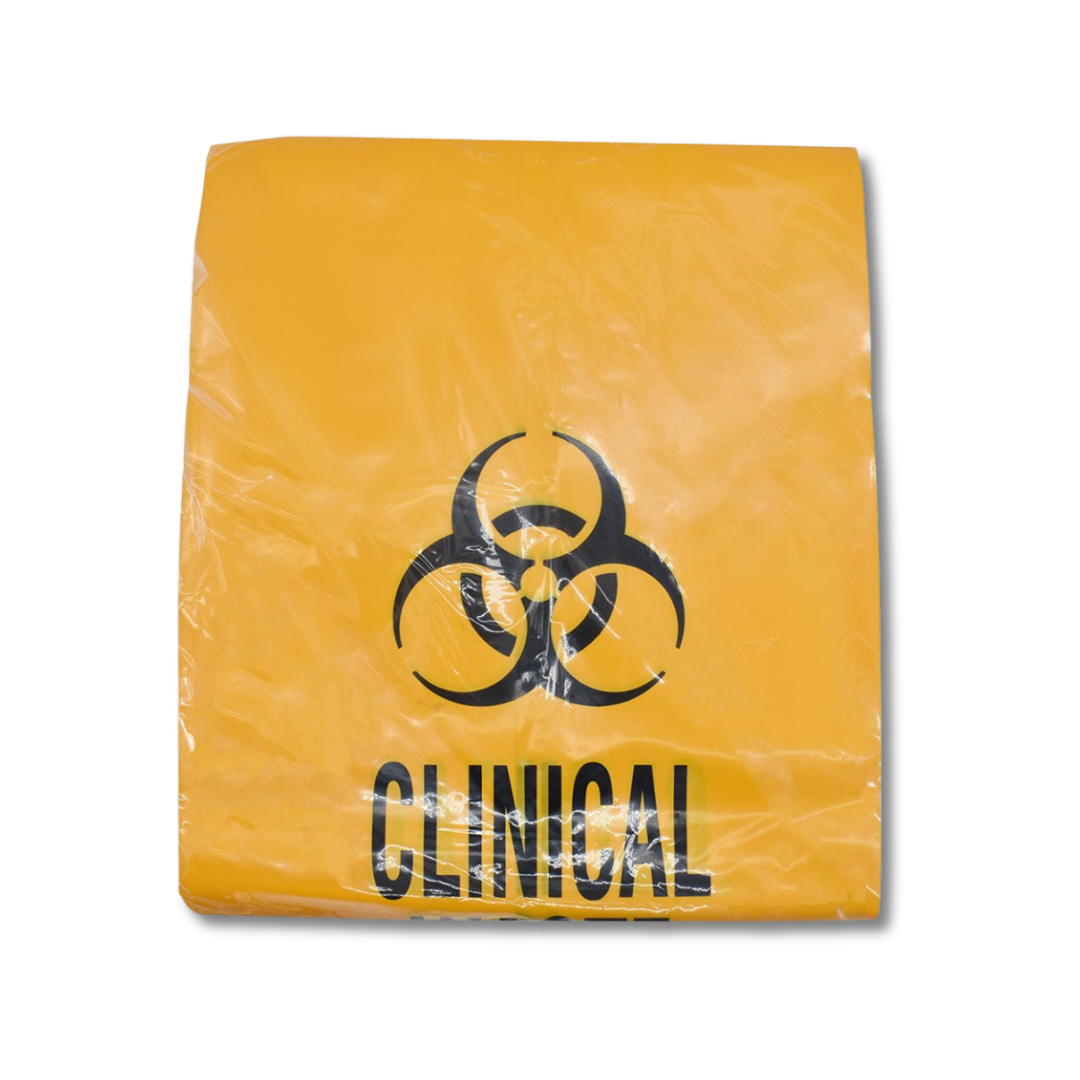 Bio-Hazard Waste Bag Yellow 92.5 x 54cm Gussetted 60L IW607LD 60UM