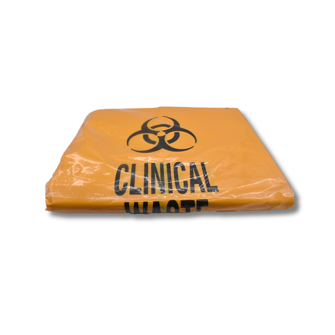 Bio-Hazard Waste Bag Yellow 95 x 77cm 75L Gussetted IW7517LD 75UM