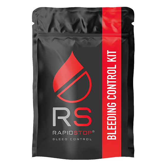 RAPIDSTOP Bleeding Control Kits - Medium, Plastic Pouch - None