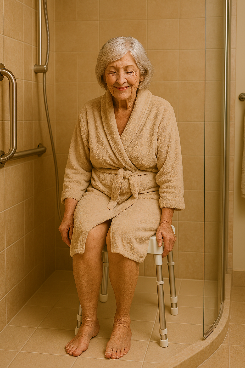 Rebotec Verona – Heavy Duty Shower Stool