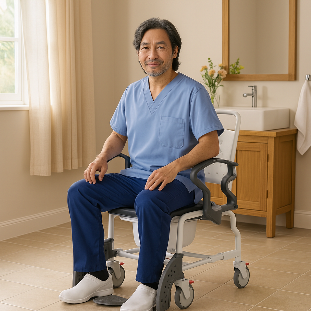 Rebotec Boston – Wide Commode Chair