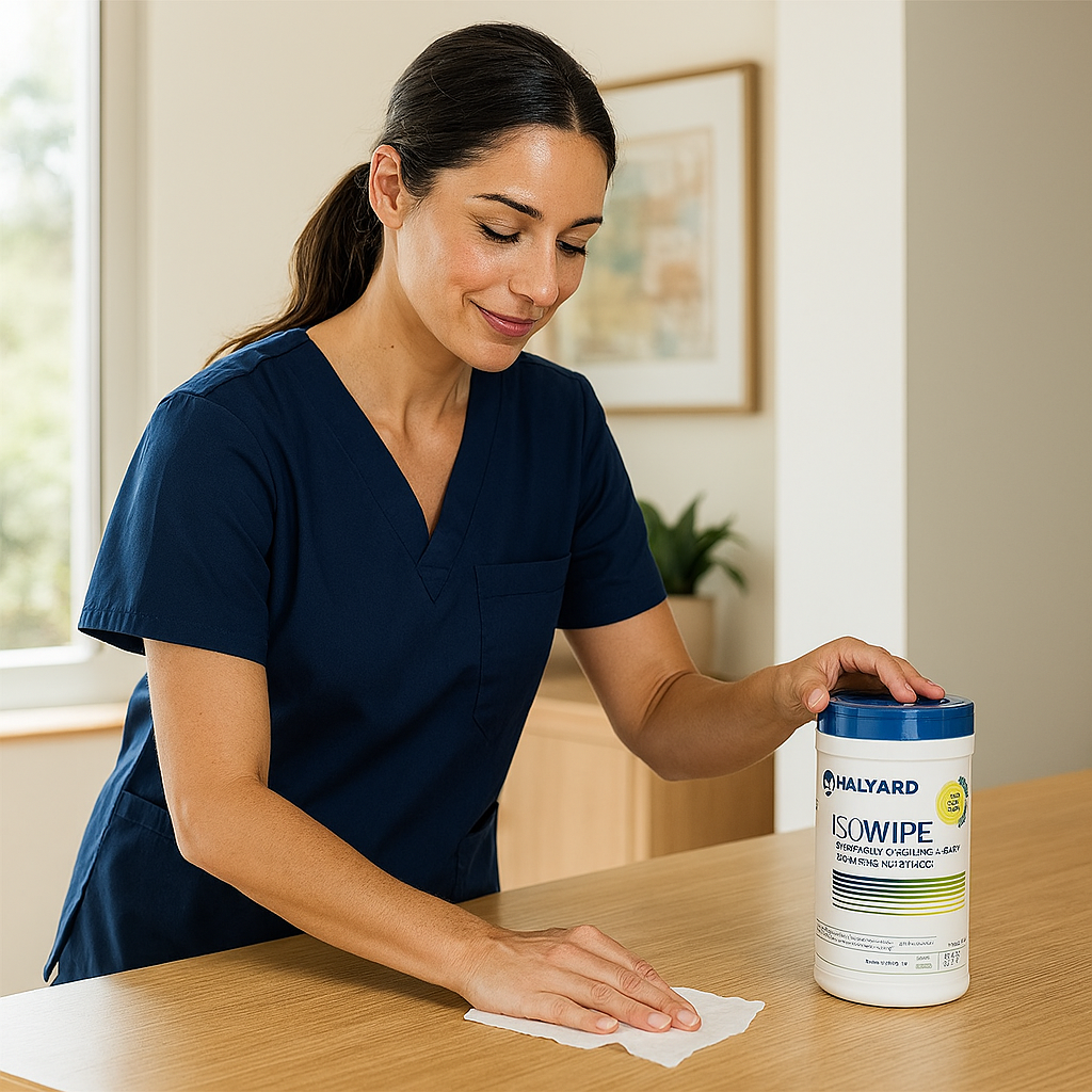 Isowipes Alcowipe 42 x 14.5cm Canister P75