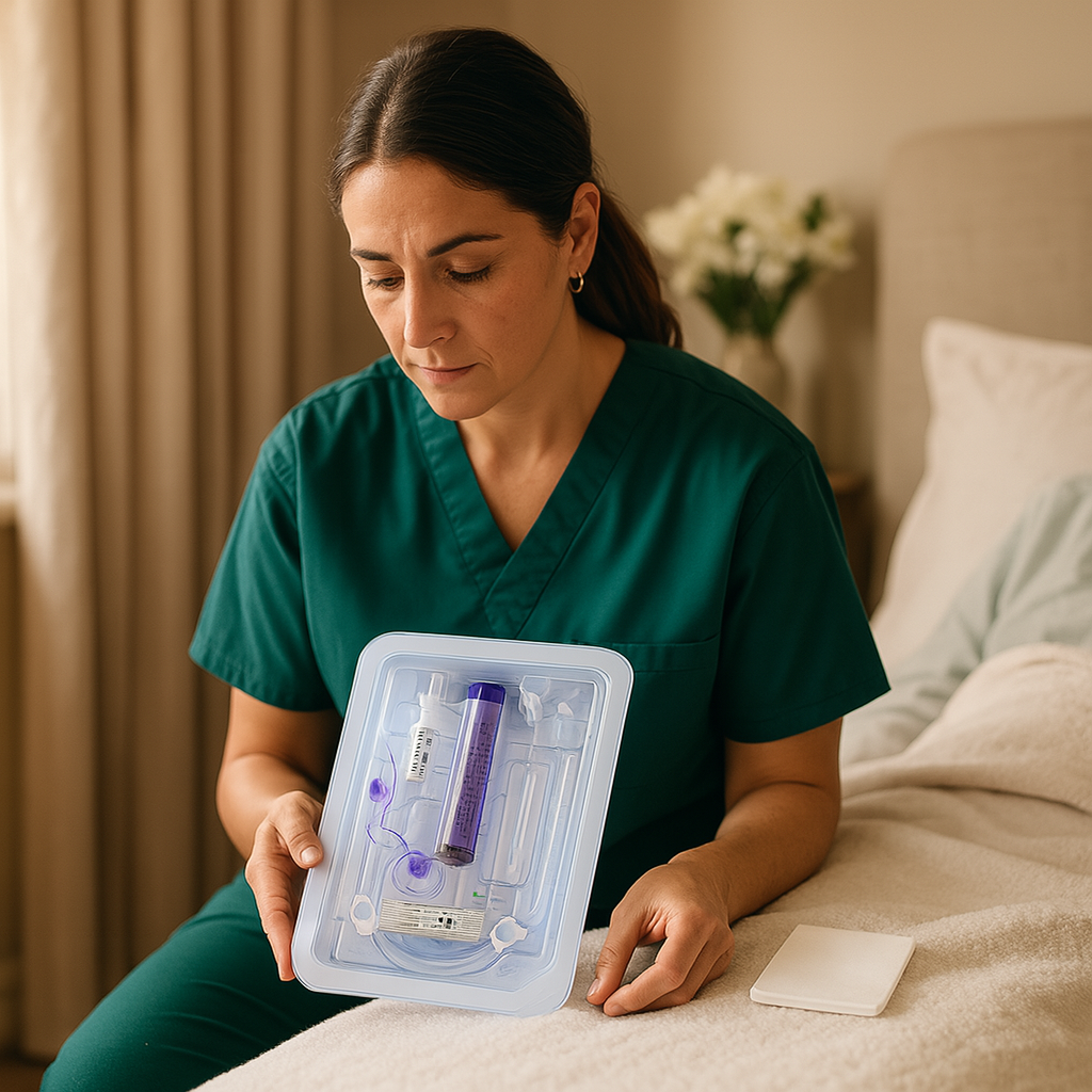 Avanos Mic-Key 12Fr Low-Profile Balloon Gastrostomy Feeding Tube Extension Sets With Enfit Connectors - All Lengths
