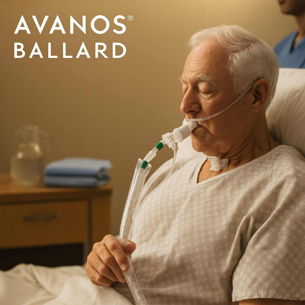 Avanos BALLARD Closed Suction System Clear T-Piece Box of 20 - All Types