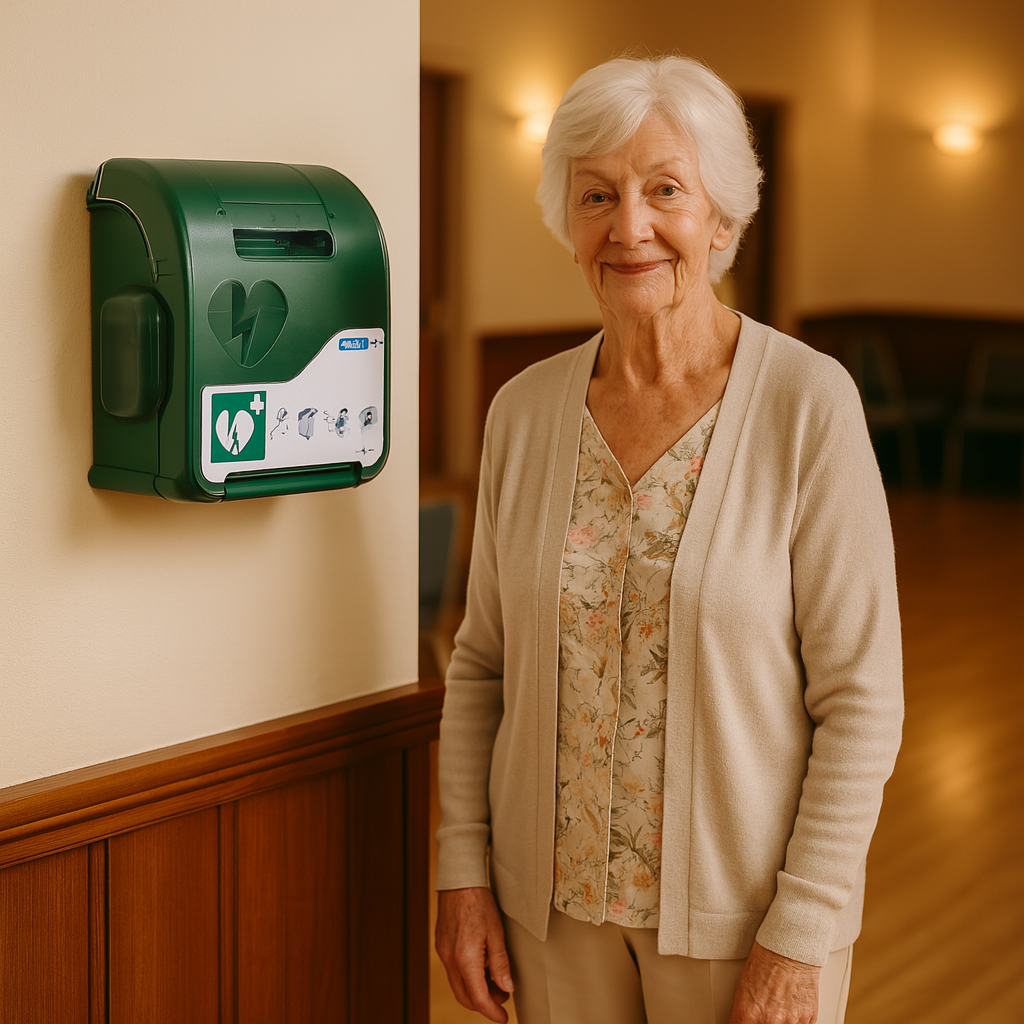 Custom Alarmed AED Cabinet 41 x 33 x 19cm