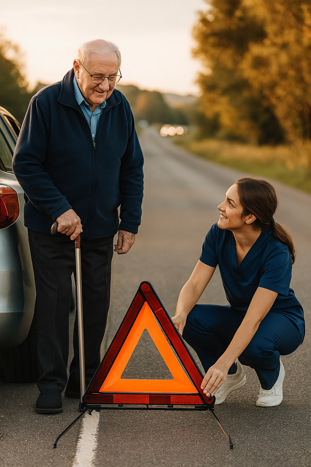 AEROHAZARD Road Safety Triangle