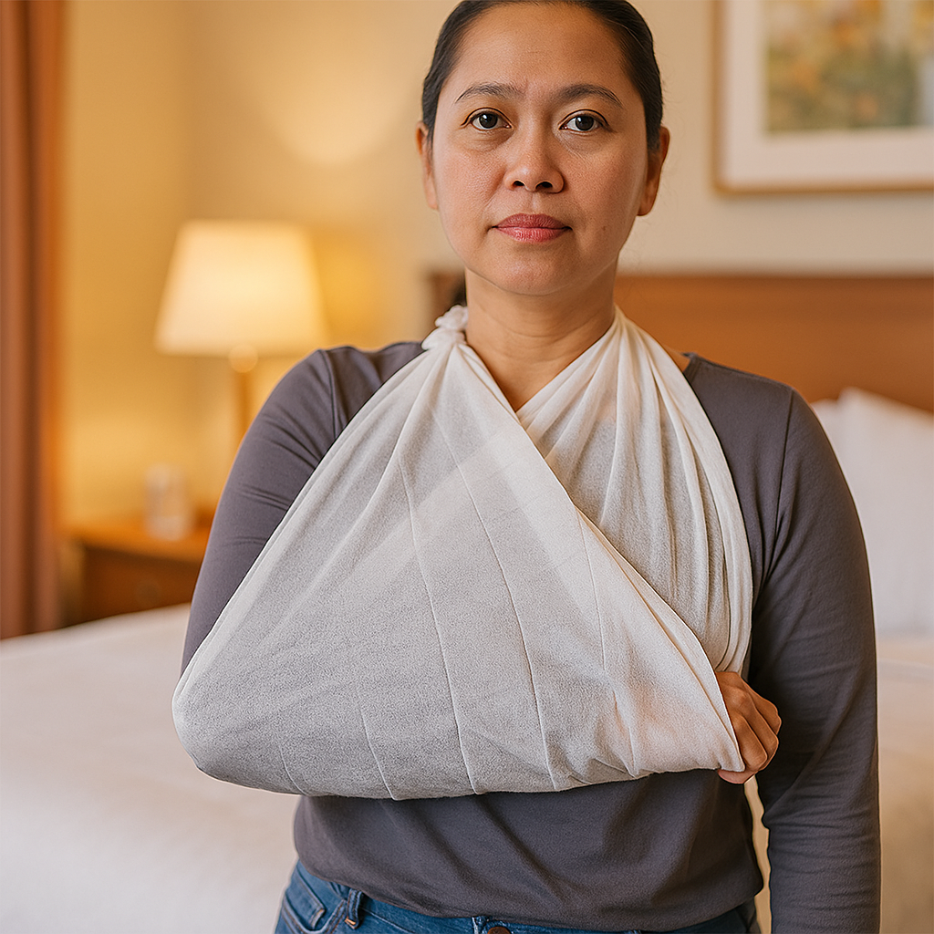 Triangular Bandage Calico Disposable Sling