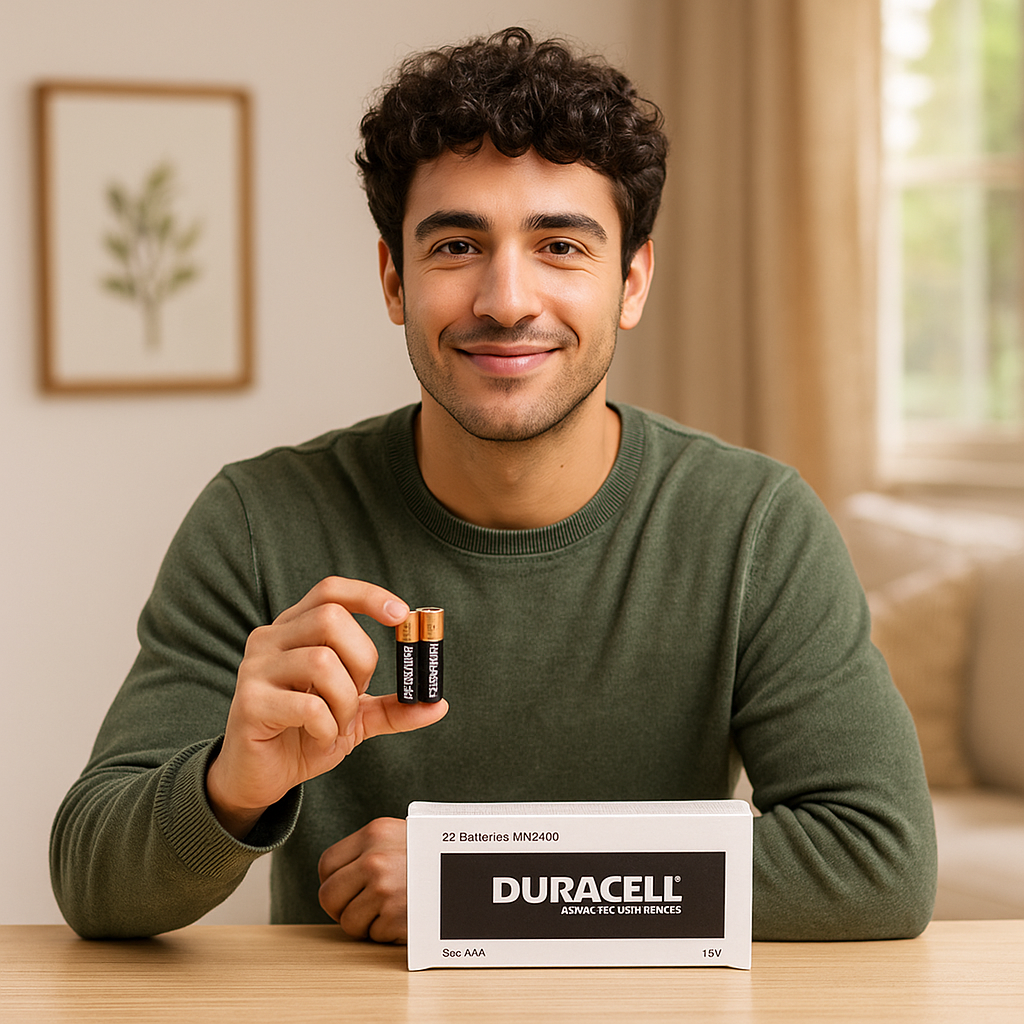 Battery Duracell Alkaline Size AAA (Box of 24)