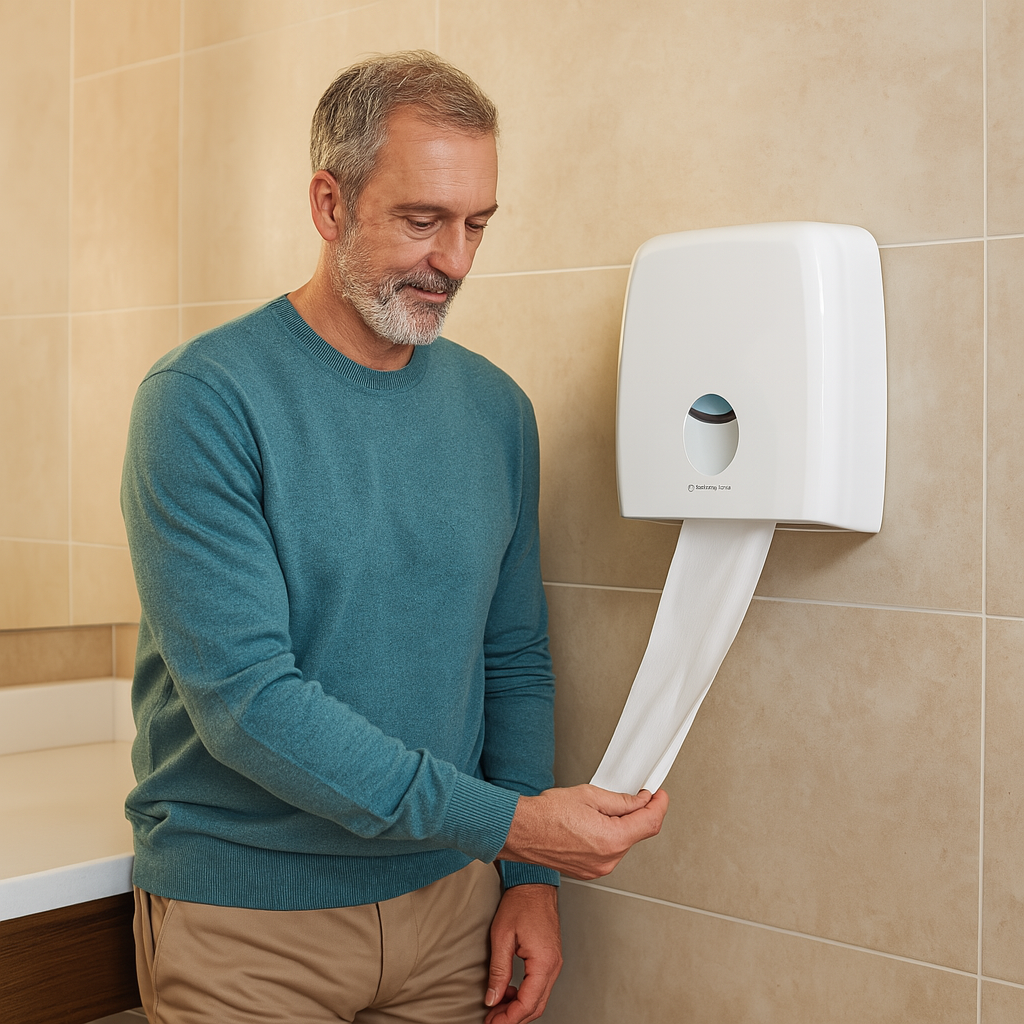 Aquarius Jumbo Single Toilet Roll Dispenser 70260