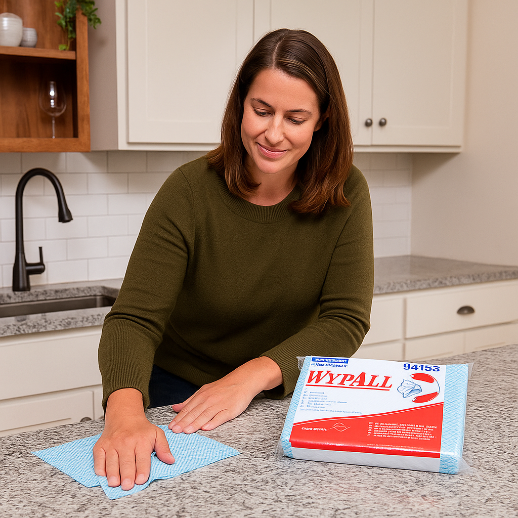 Wypall Wipers Single Sheet 60 x 30cm Blue 94151