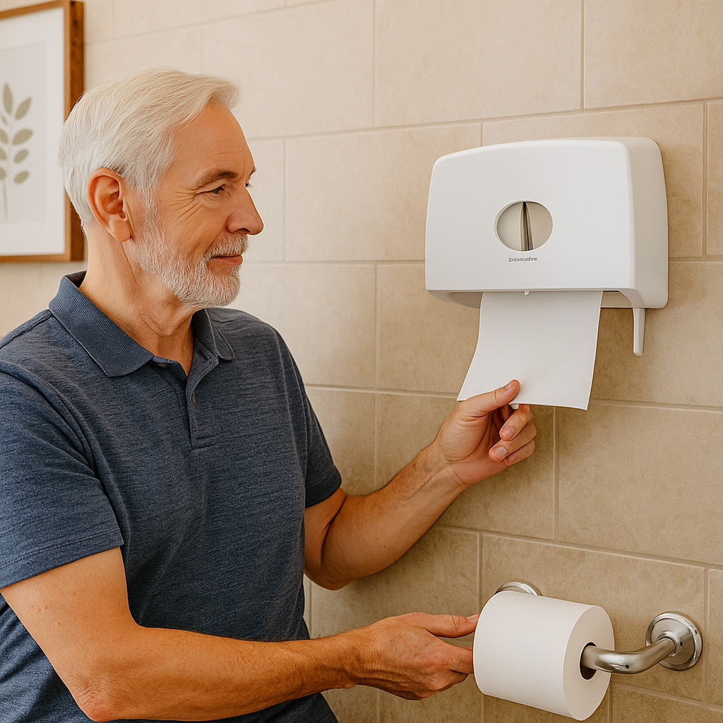 Aquarius Jumbo Twin Toilet Roll Dispenser (5748/5749)  70210