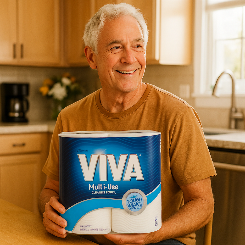 Kleenex Viva Kitchen Towel 2 Ply White 60 Sheet 2 Pack