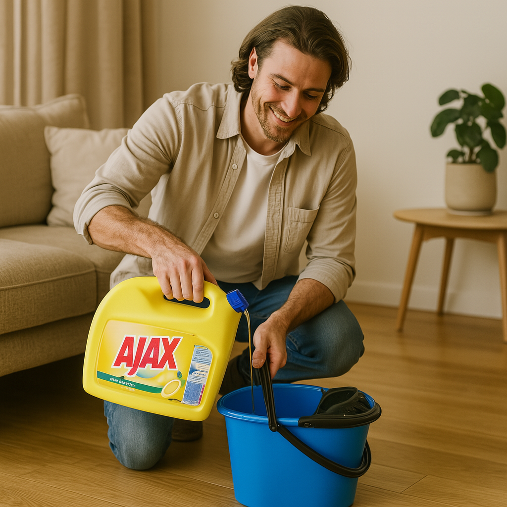 Ajax Floor Cleaner Lemon 5 litre