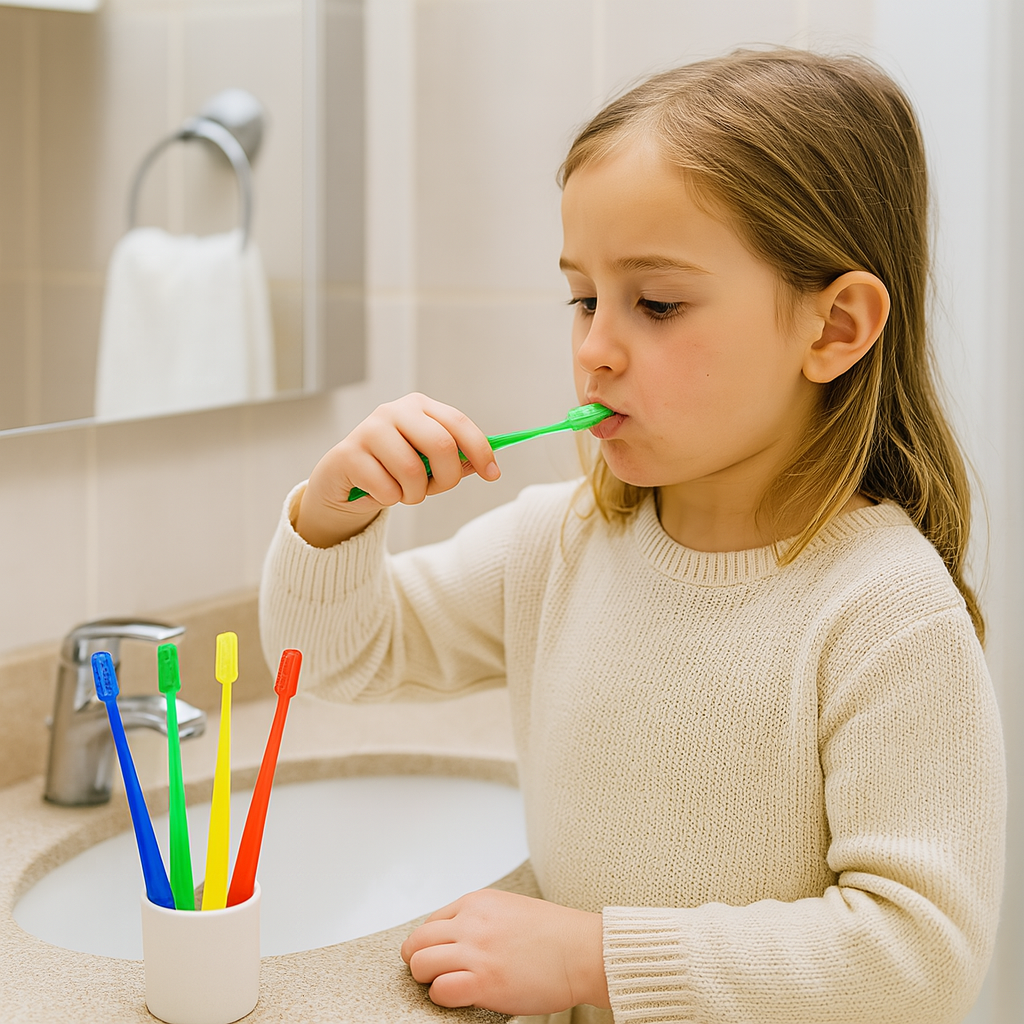 Toothbrush Small Head Medium(Child) Mixed Colours