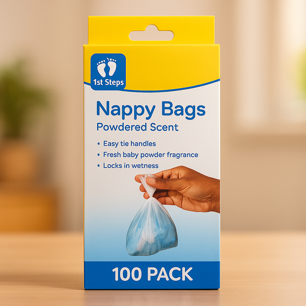 Nappy Bags Powdered Scent 100 Pack