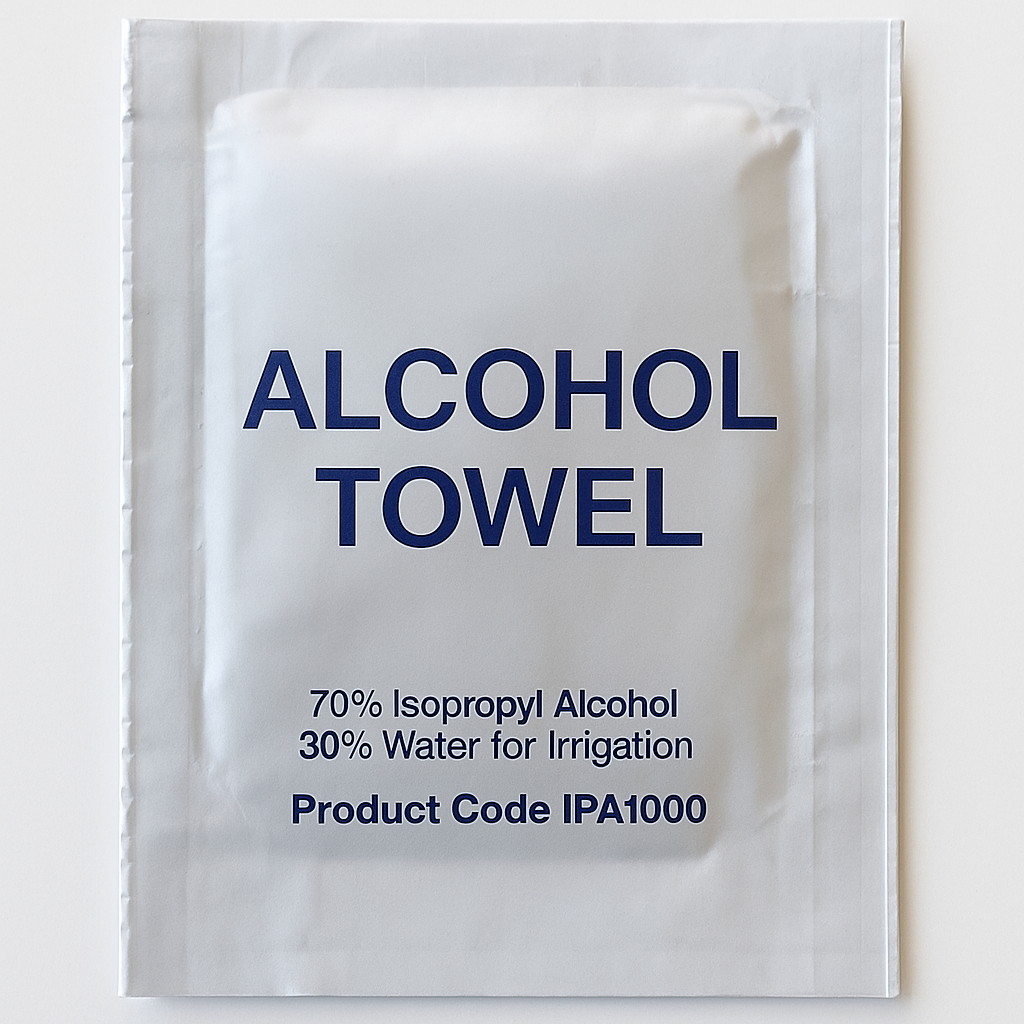 BRIEMAR 70% Isopropyl Alcohol Wipe 14 x 16cm (Box of 100)