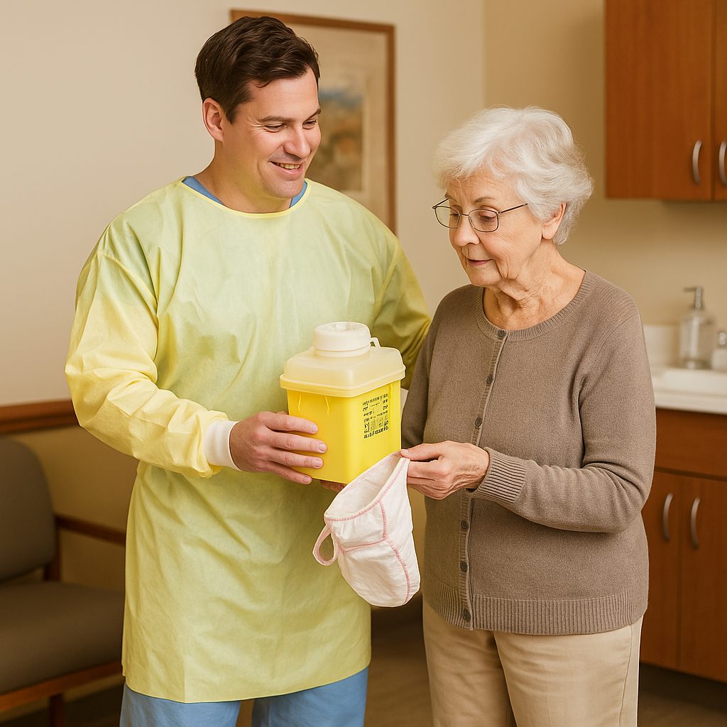 Gown Impervious Thumbs Up Extra Large Yellow 7003