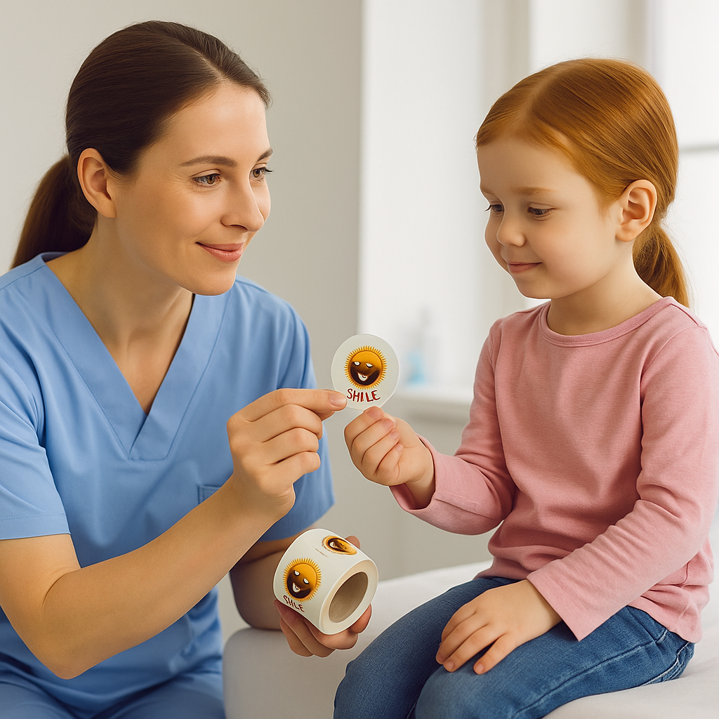Childrens Label (Smile)
