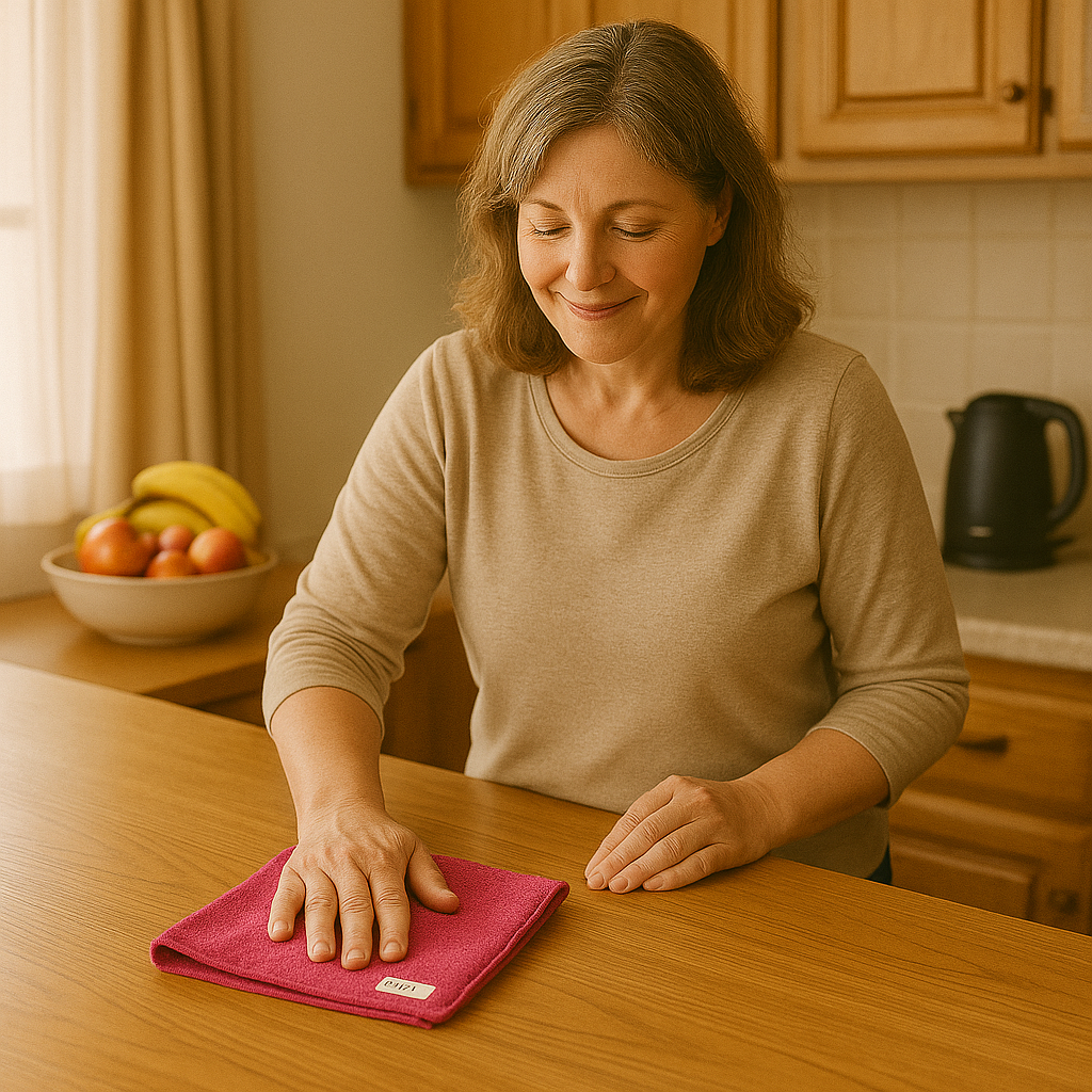 Edco Microfibre Cloths 10 Pack - Red