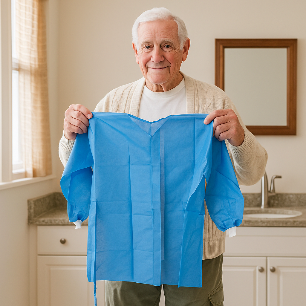 Examination Gown Level 3 SMS Medium Ctn 50
