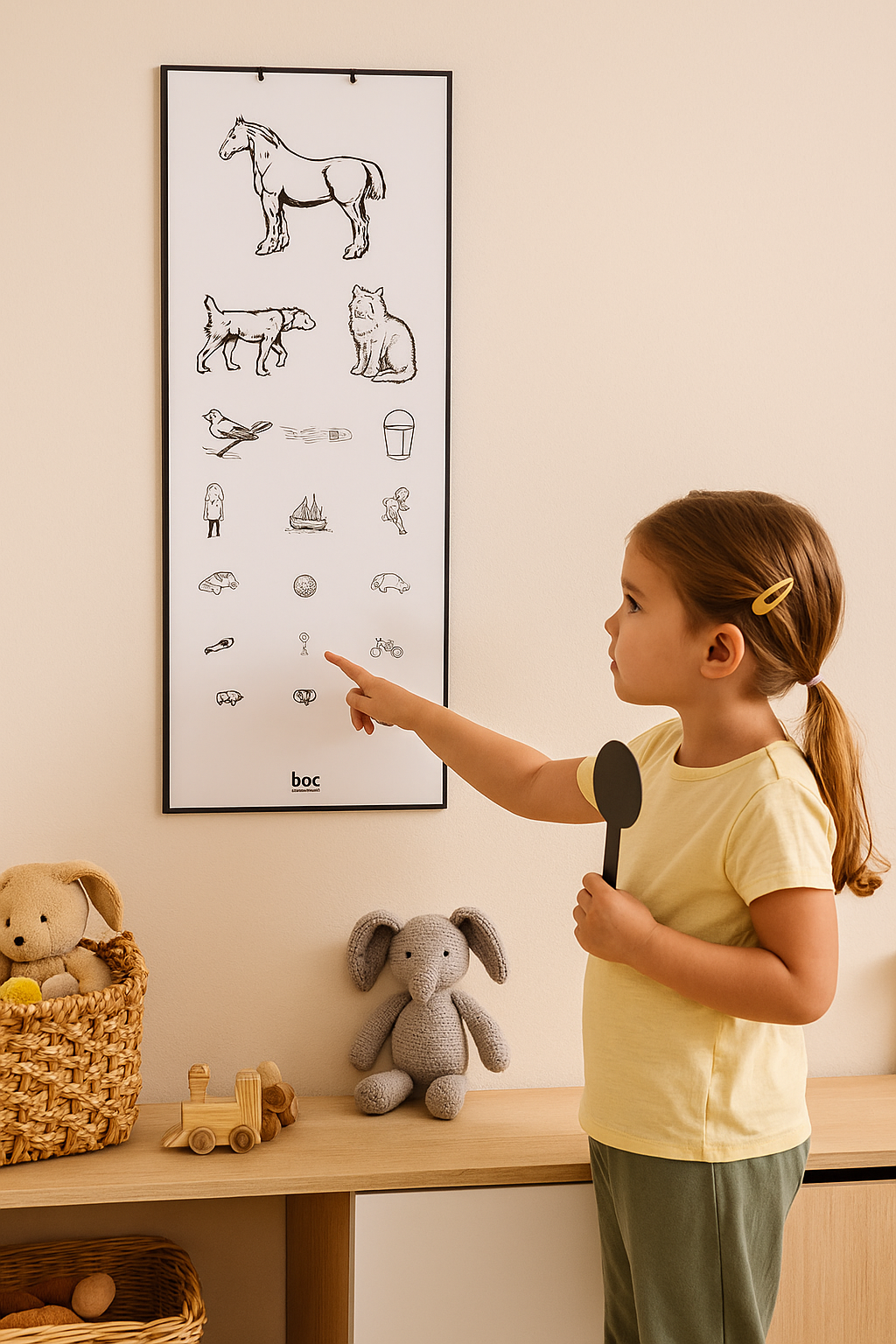 Eye Chart Child Standard Animal 6 Metres