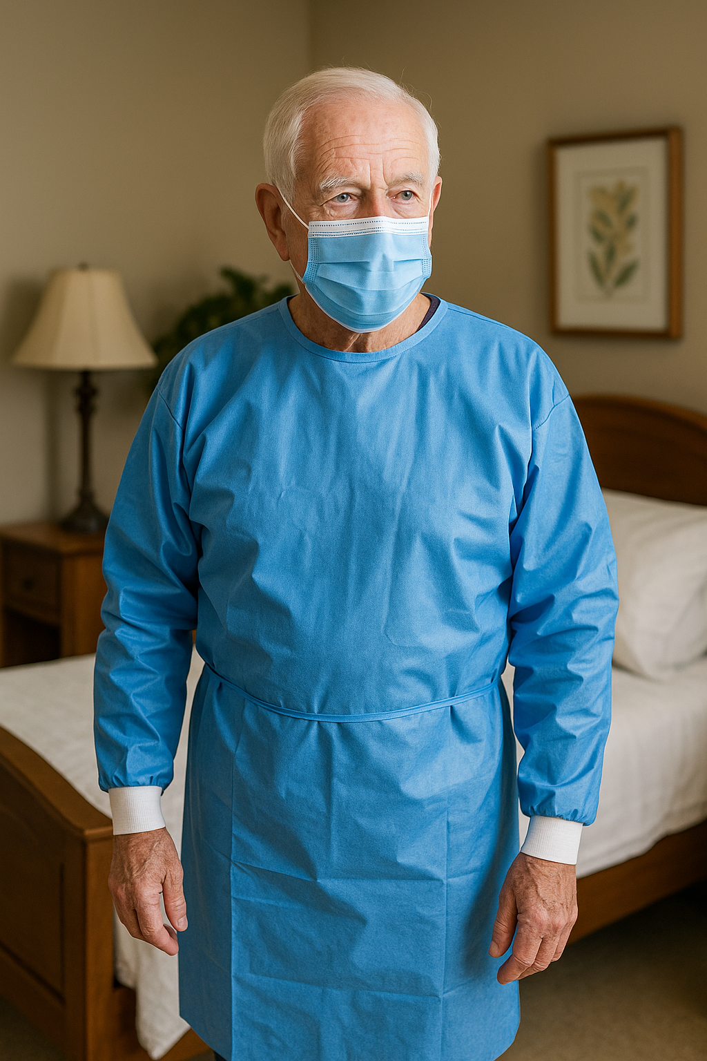 Disposable Impervious Isolation Gown Level 3 40GSM