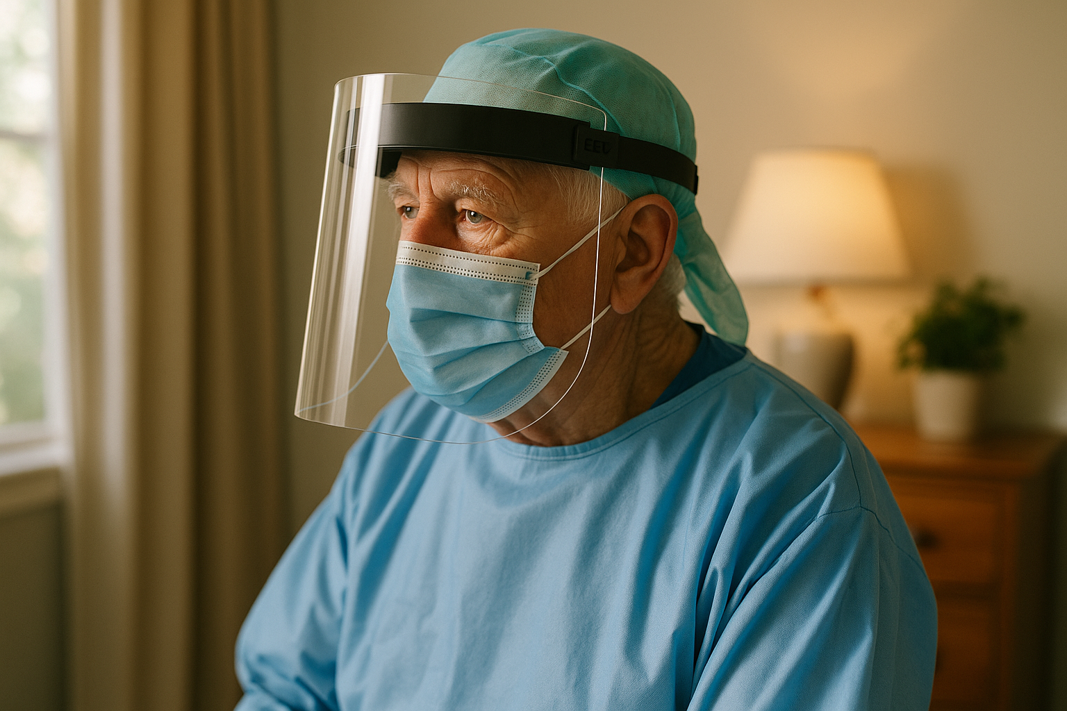 EGR Medical Face Shield Reusable Black
