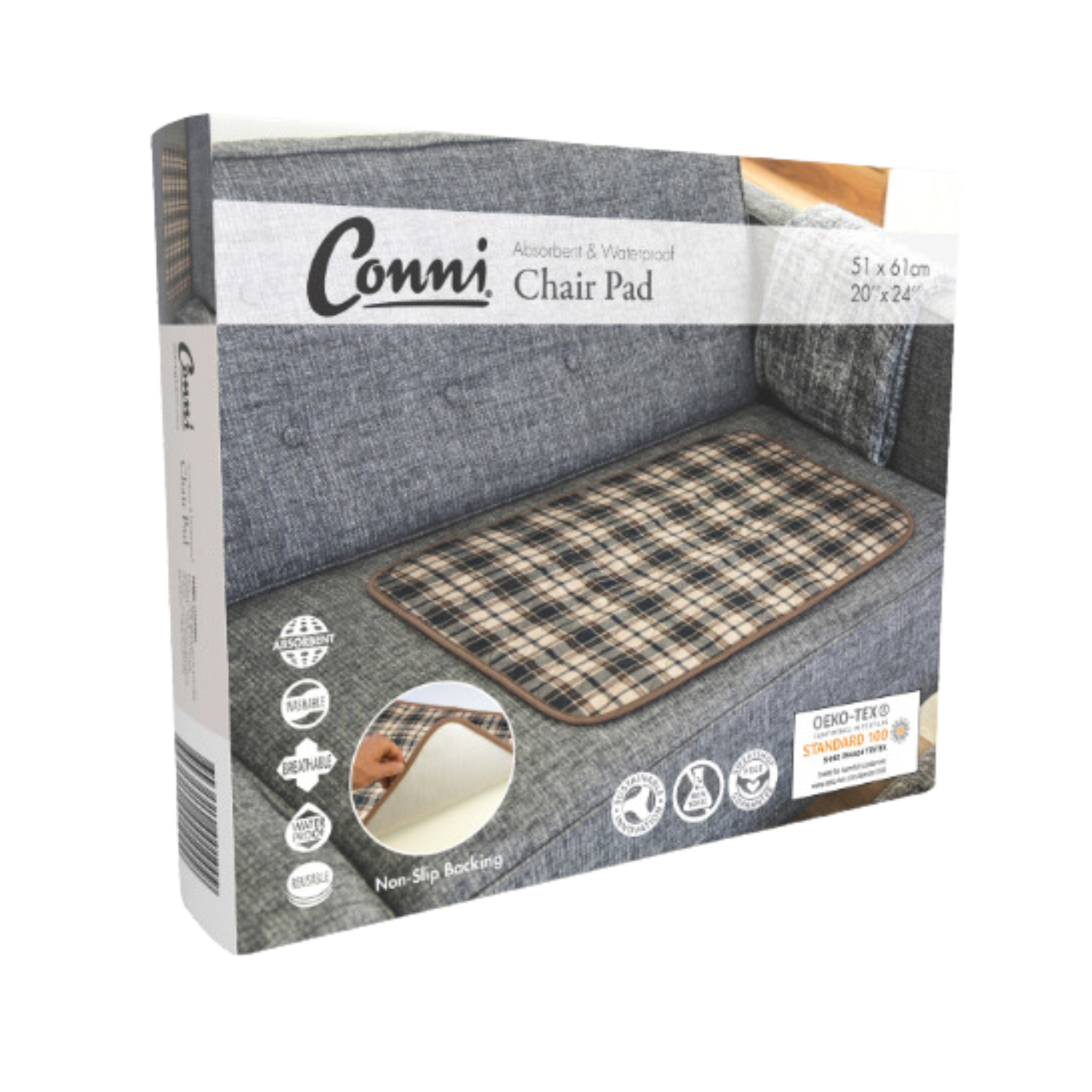 Conni Chairpad Large - Plaid