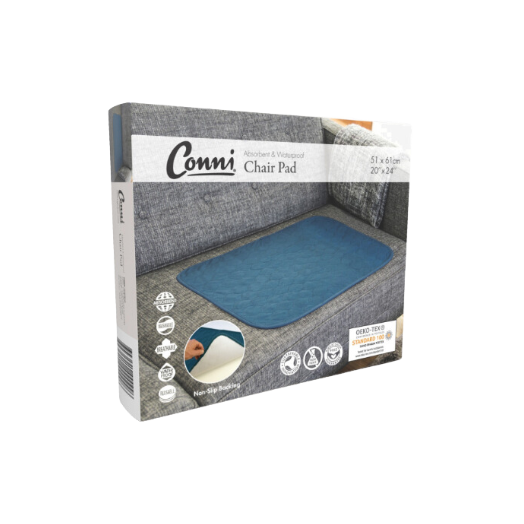 Conni Chairpad Large - Teal Blue