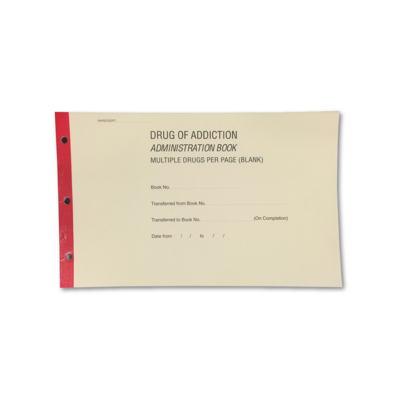 The Controlled Drug Register Book Victoria Only