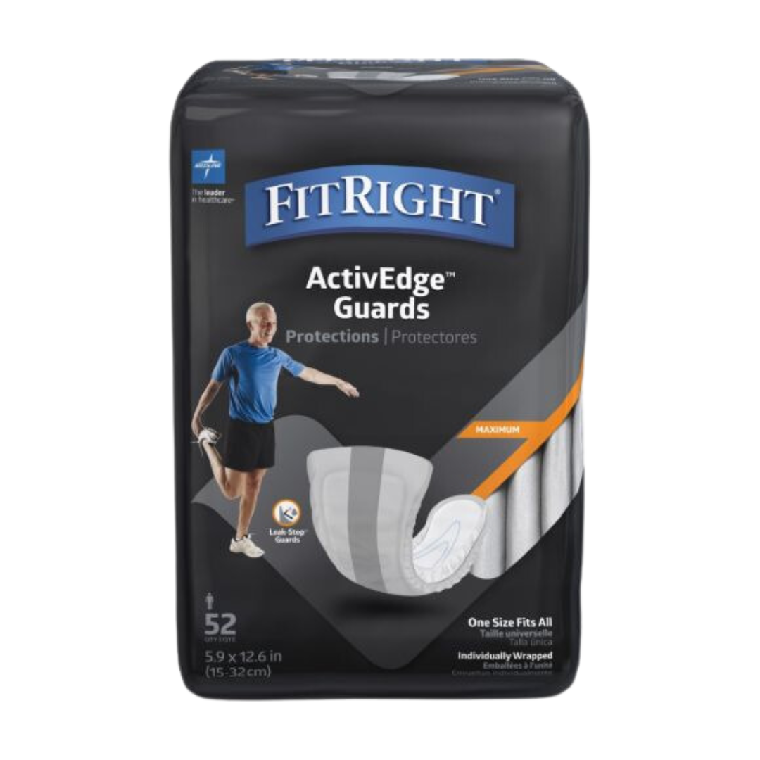 FitRight Active Guards for Men (Box of 208)