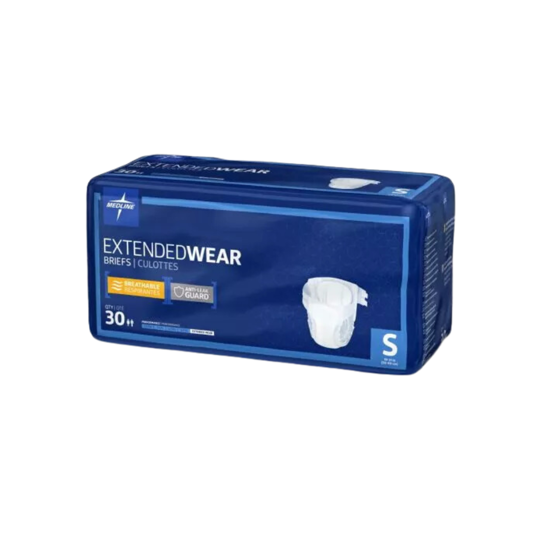 FitRight Extended Wear Briefs Small (Box of 120)