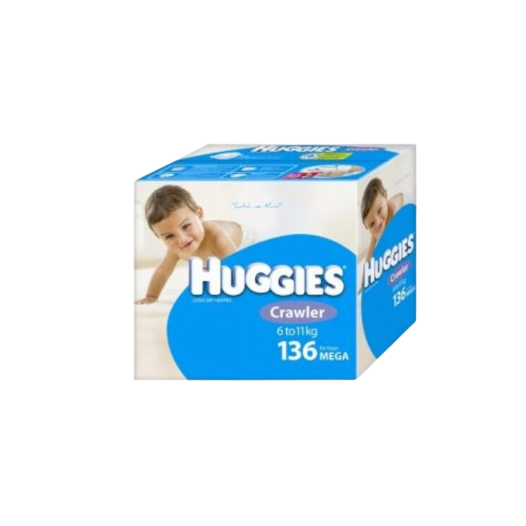 Huggies Crawler Boy - Box of 136's