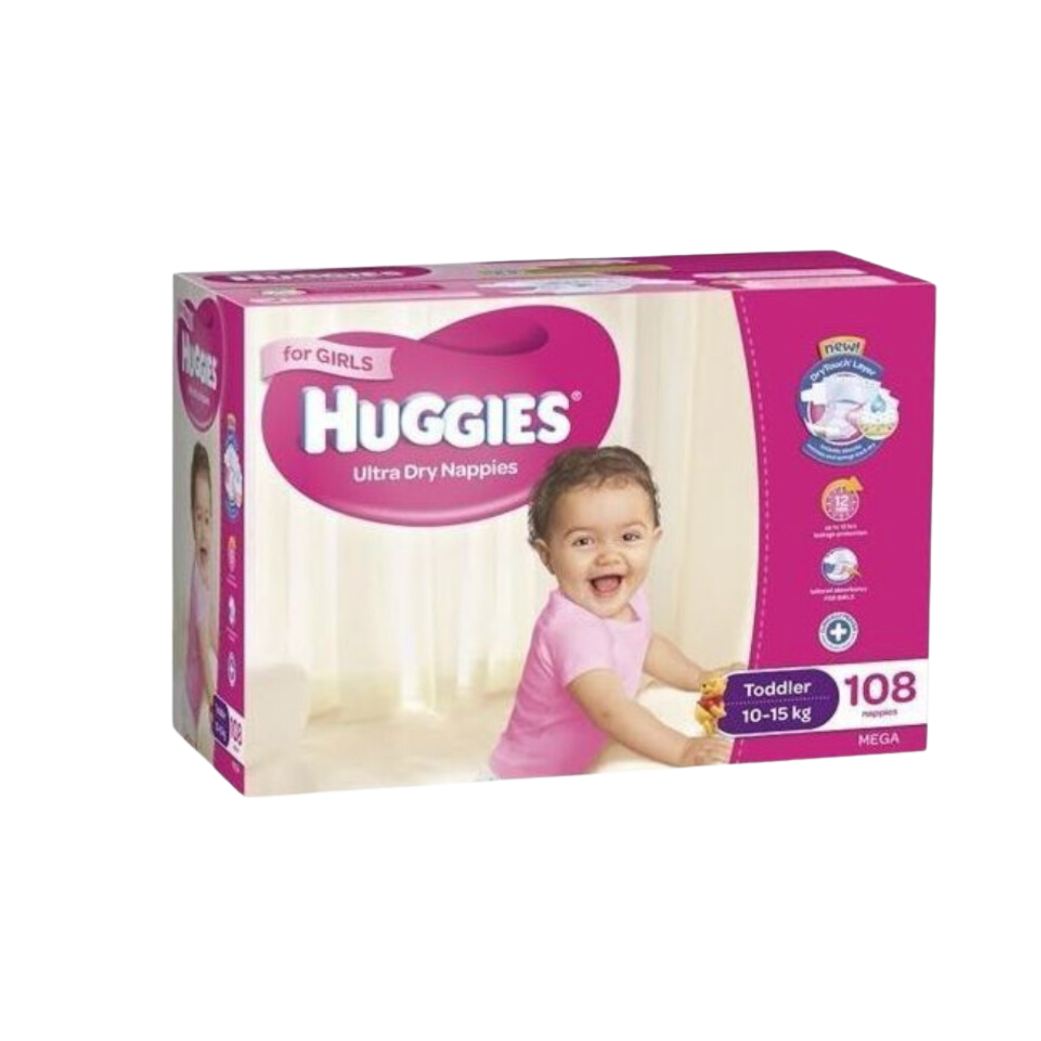 Huggies Toddler Girl Box 108's